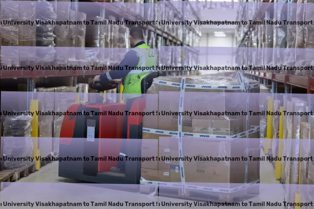 Andhra University Visakhapatnam to Tamil Nadu Luggage Courier Digital logistic solutions